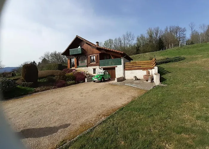 Chaleureux La 2 Cv Verte Calme Et Nature Lusse